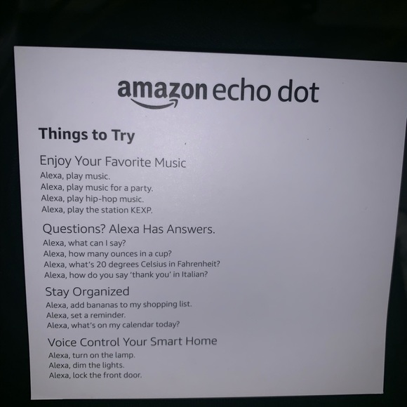 Amazon echo dot with Alexa - Picture 2 of 7